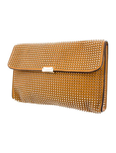 burberry prorsum studded clutch|vintage burberry clutch bag.